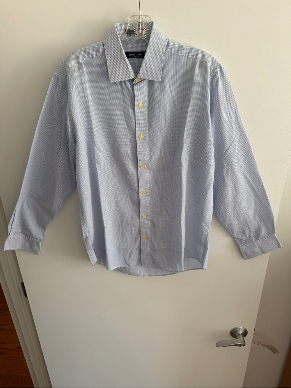 Pierre Cardin Pale Blue Men's Button-Down Dress Shirt